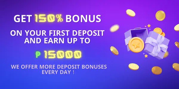 Casino promotion with vivid gold and red details
